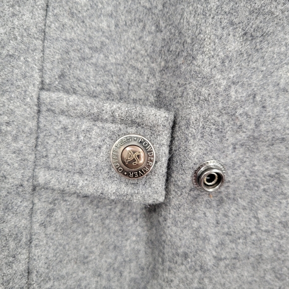 Powder River Outfitters Panhandle Slim Gray Wool Zip Equestrian Vest - Picture 6 of 11